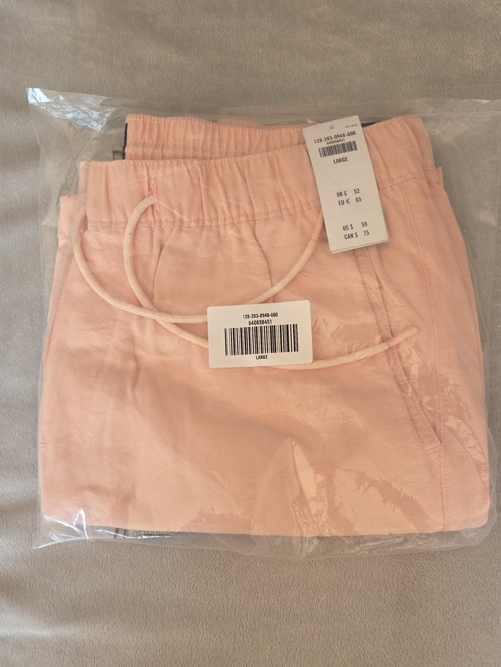 Brand New Abercrombie Shorts, Pink, Size Large